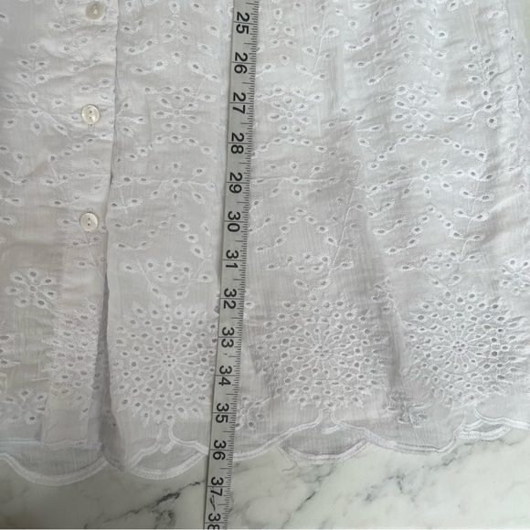 Woman’s Matilda Jane Good Hart Montrose White Eyelet Puff Sleeves Cotton Small - Picture 13 of 15